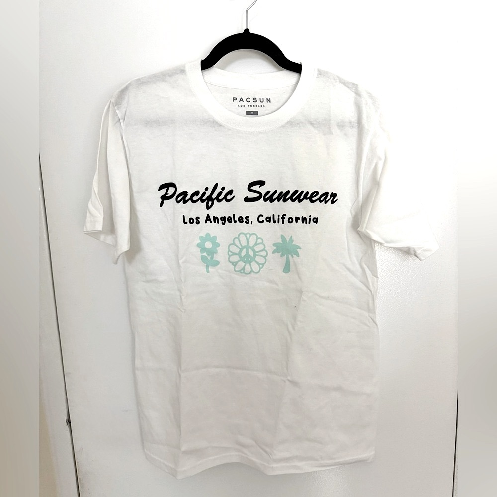 PACSUN White Short Sleeve Tee